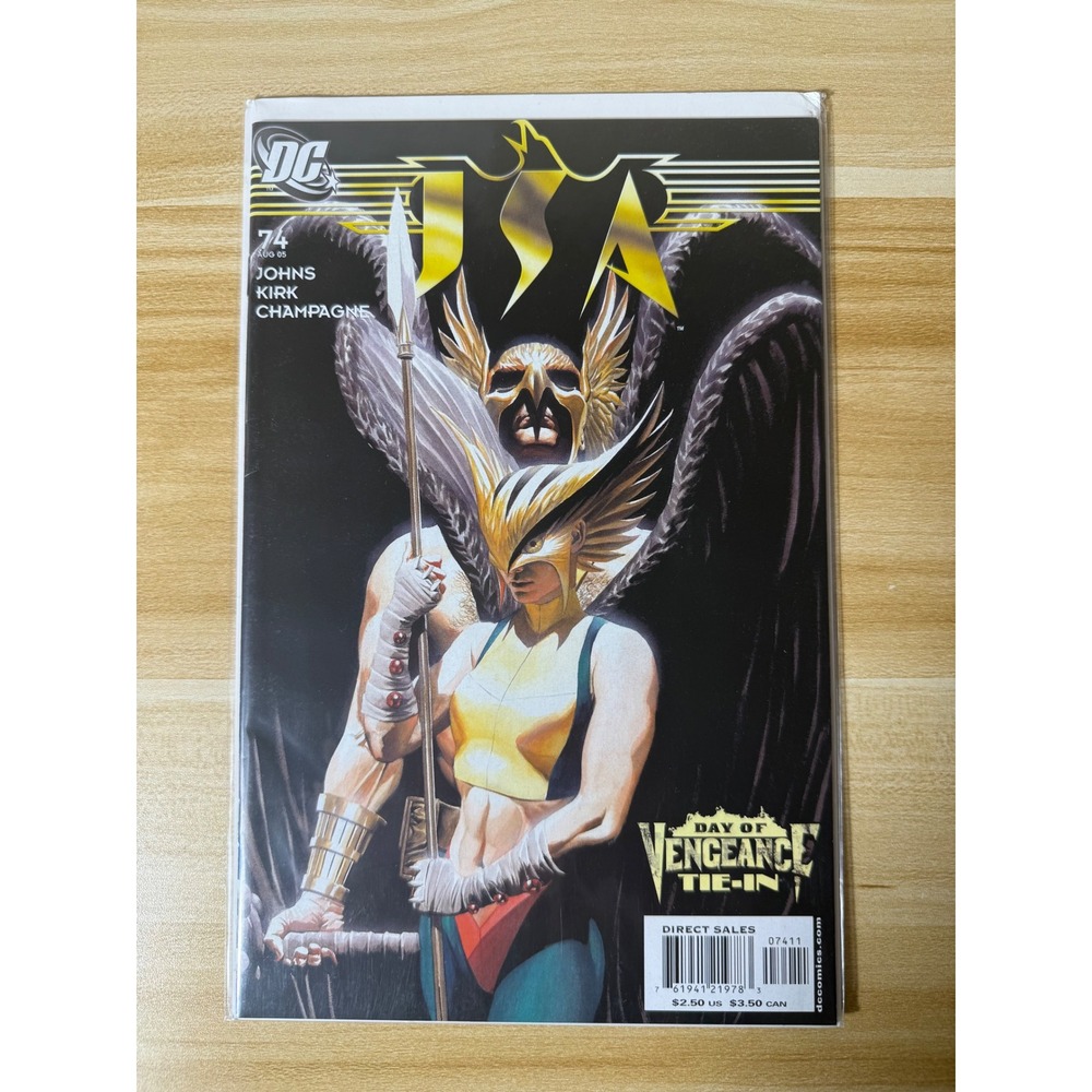 JSA Comic Book #74 DC Comics Johns Kirk Champagne Day of‎ Vengeance Tie-In